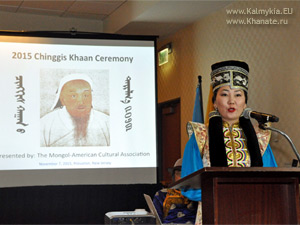 Торжественная церемония посвященная Чингисхану