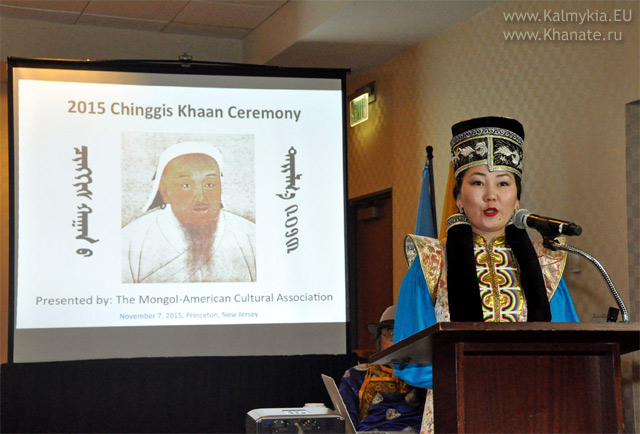 Торжественная церемония посвященная Чингисхану